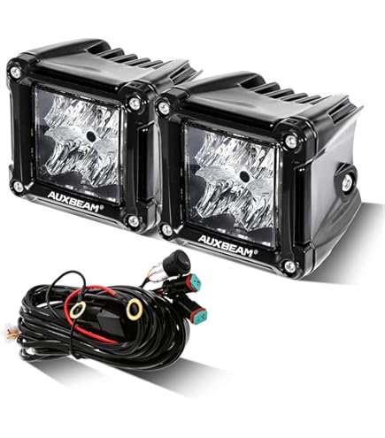 Par Cubos Auxbeam 3" 40W Marco Negro