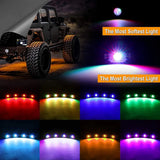 ROCK LIGHT AUXBEAM RGB BLUETOOTH (8 PCS)