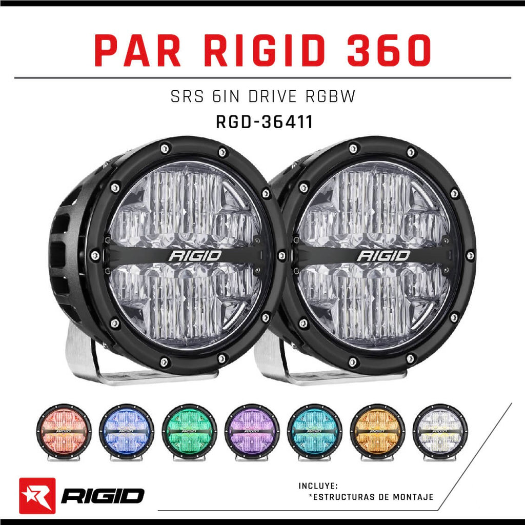Par Rigid 360-SRS 6" Drive RGBW