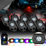 ROCK LIGHT AUXBEAM RGB BLUETOOTH (8 PCS)
