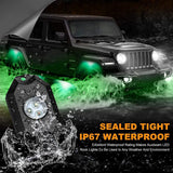 ROCK LIGHT AUXBEAM RGB BLUETOOTH (8 PCS)