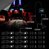 ROCK LIGHT AUXBEAM RGB BLUETOOTH (8 PCS)