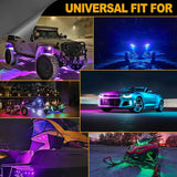 ROCK LIGHT AUXBEAM RGB BLUETOOTH (8 PCS)