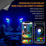 ROCK LIGHT AUXBEAM RGB BLUETOOTH (8 PCS)