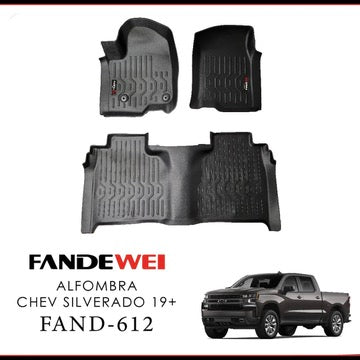 Alfombra Chevrolet Silverado 2019+ Fandewei