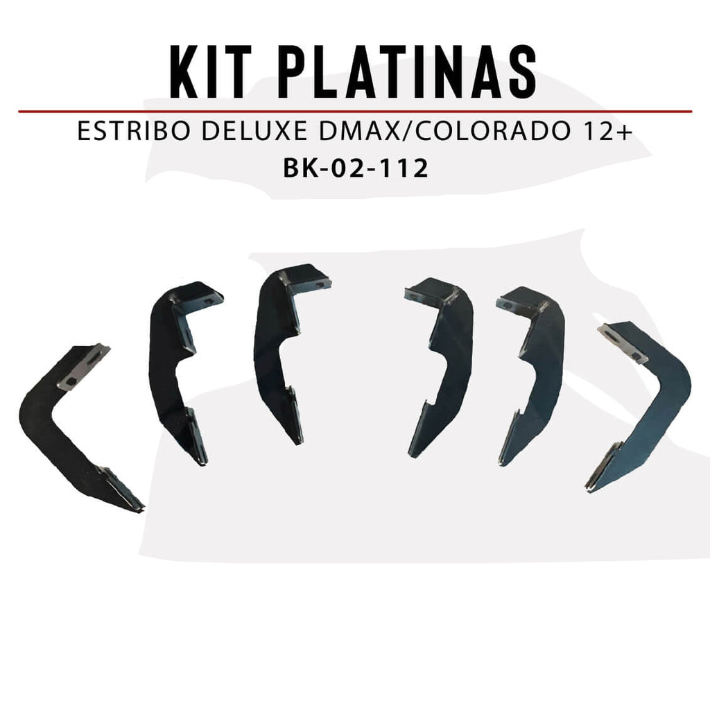 KIT PLATINAS ESTRIBO DELUXE D-MAX / COLORADO 12+