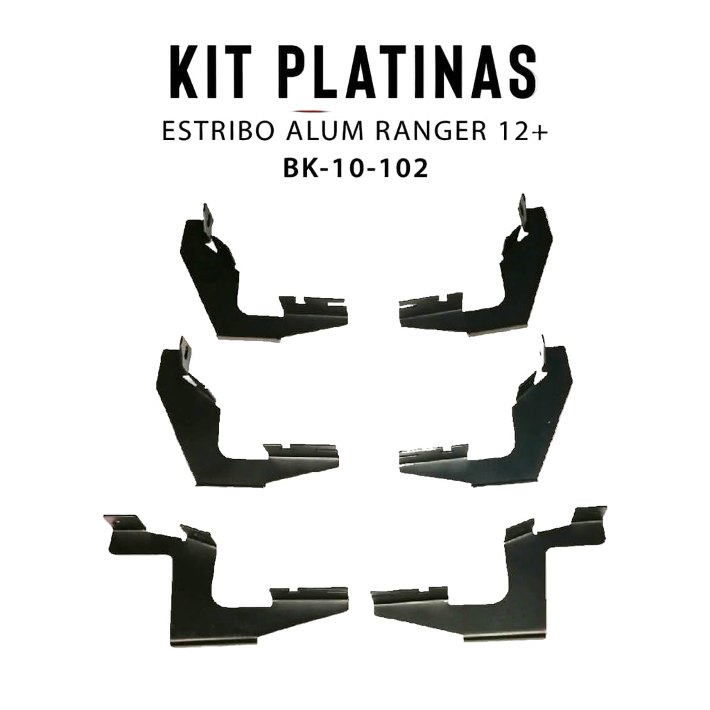 KIT PLATINAS ESTRIBO ALUM RANGER 12+