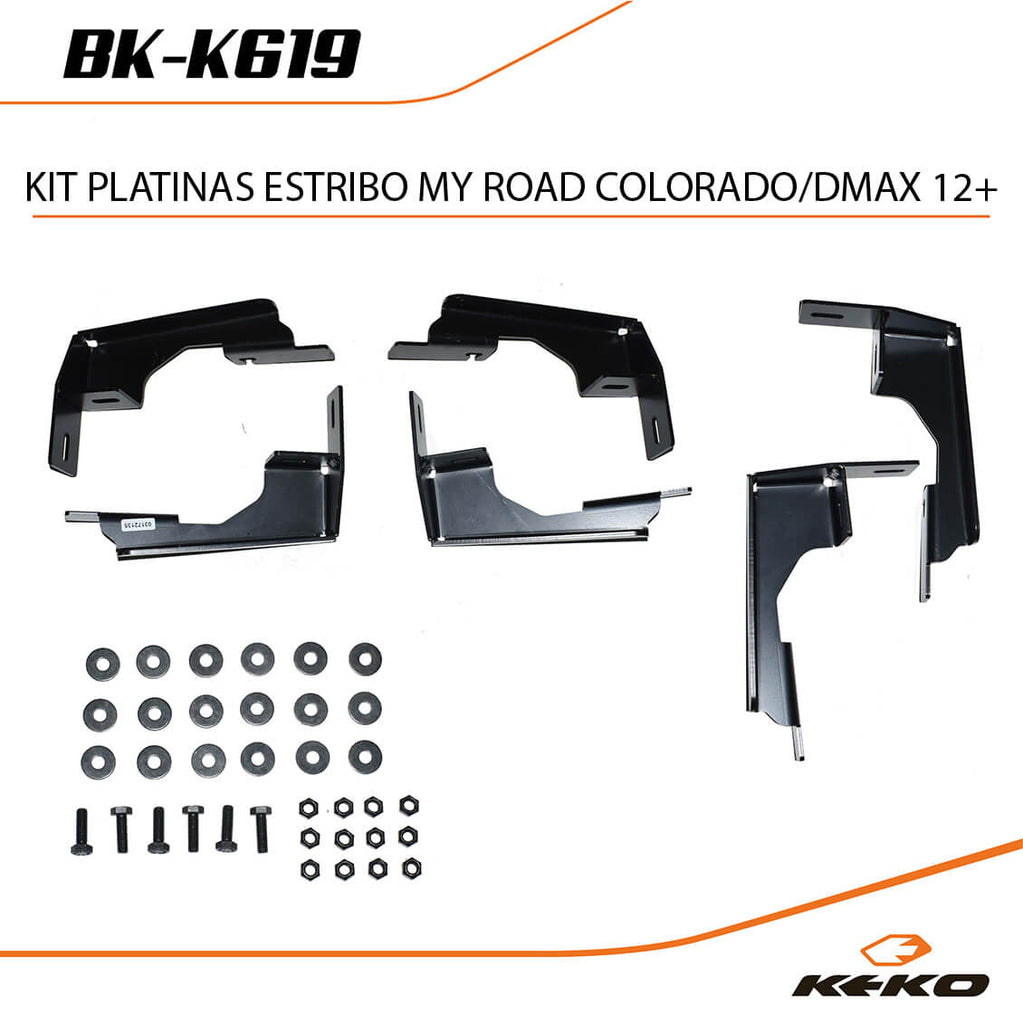 KIT PLATINAS ESTRIBO MY ROAD/ TRIP COLORADO / D-MAX 12+