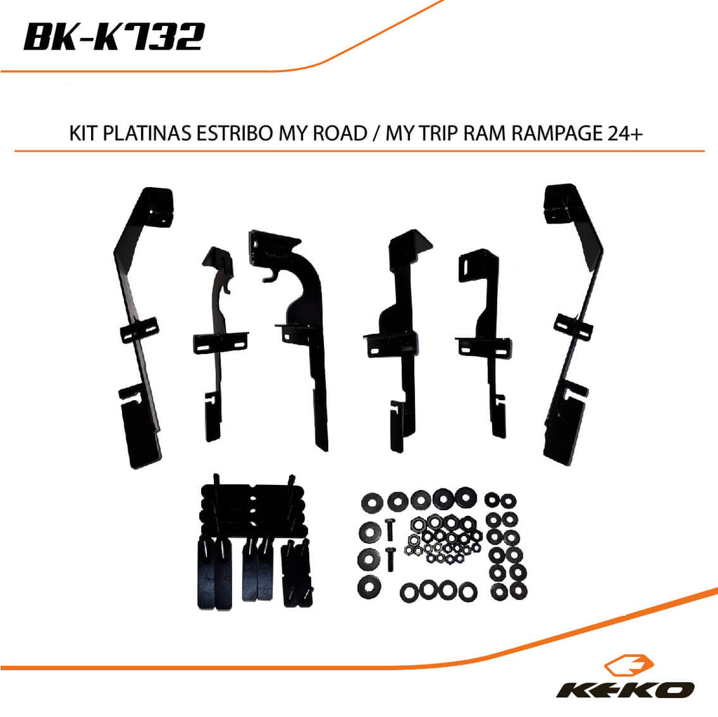 KIT PLATINAS ESTRIBO MY ROAD/ TRIP RAM RAMPAGE 24+