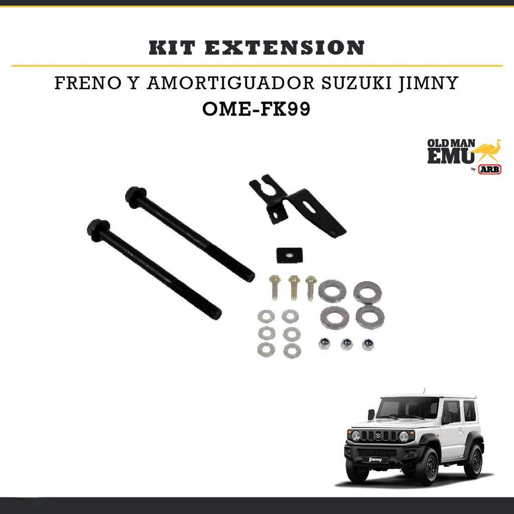 Kit Extensión Freno y Amortiguador Suzuki Jimny ARB