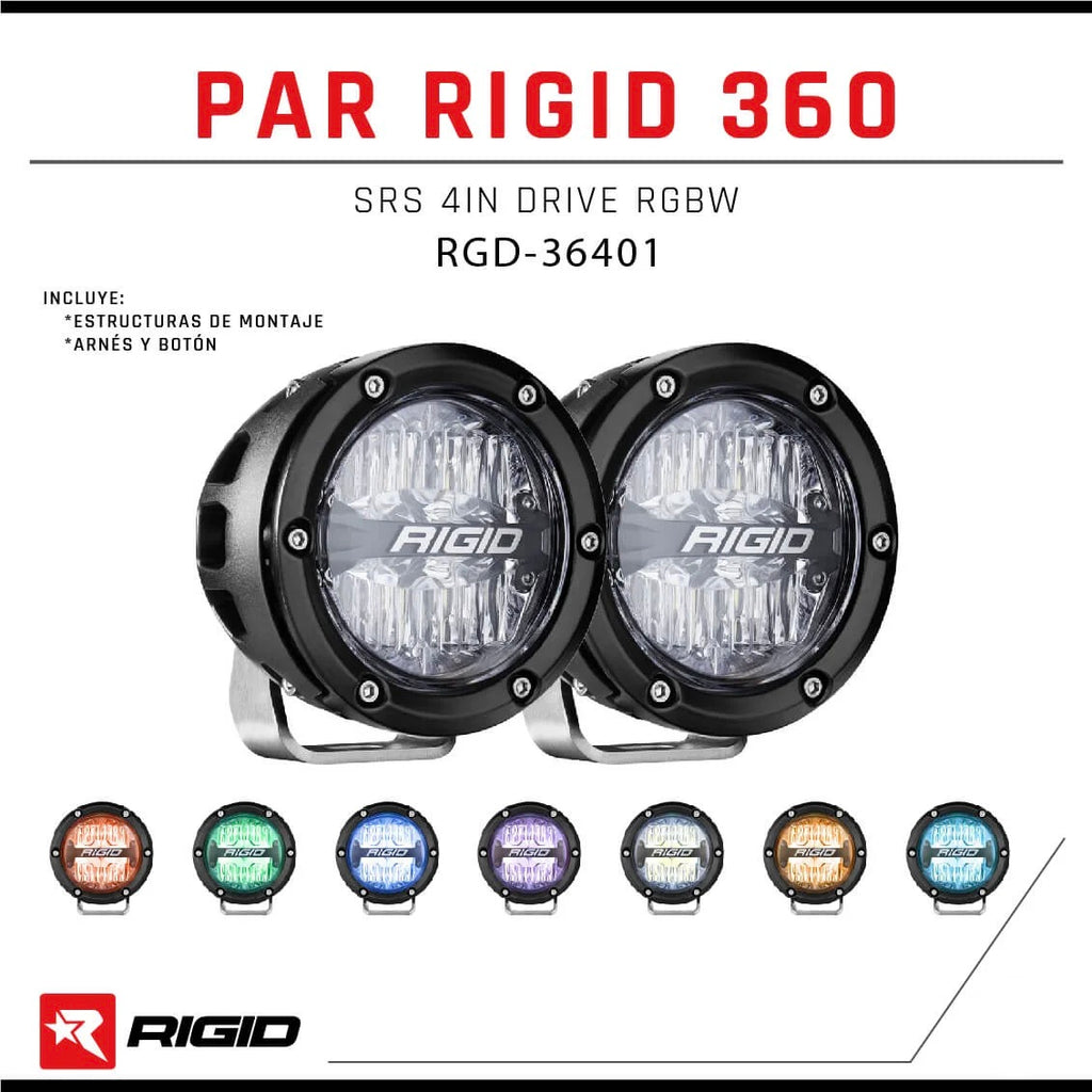Par Rigid 360-SRS 4" Drive RGBW