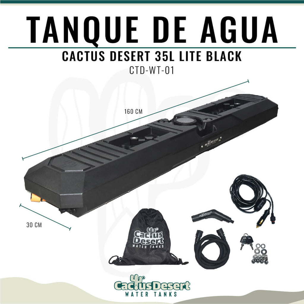 TANQUE CACTUS DESERT - LITE BLACK 35L
