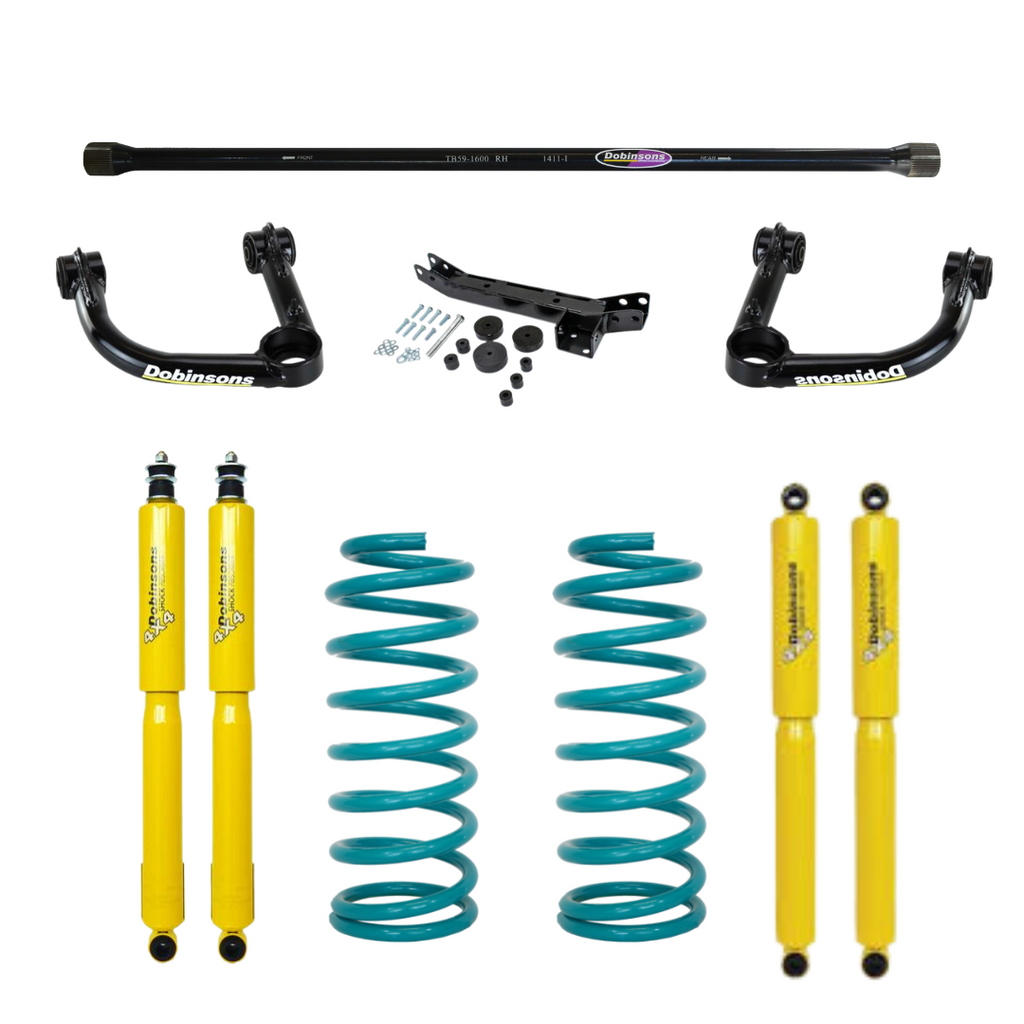 KIT DE SUSPENSIÓN DOBINSONS TOYOTA LAND CRUISER 100 1998-2007 3" AMORTIGUADORES TWIN TUBE