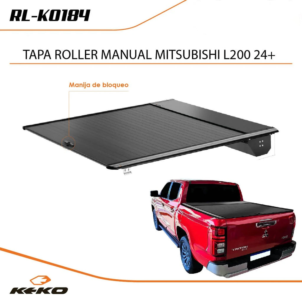 Tapa Roller Manual Keko Mitsubishi L200 2024+