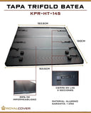 Tapa Trifold Batea Geely Riddara Royal Cover - imagen 2