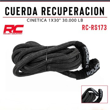Cuerda Recuperación Cinetica 1X30" 30.000 lb Rough Country