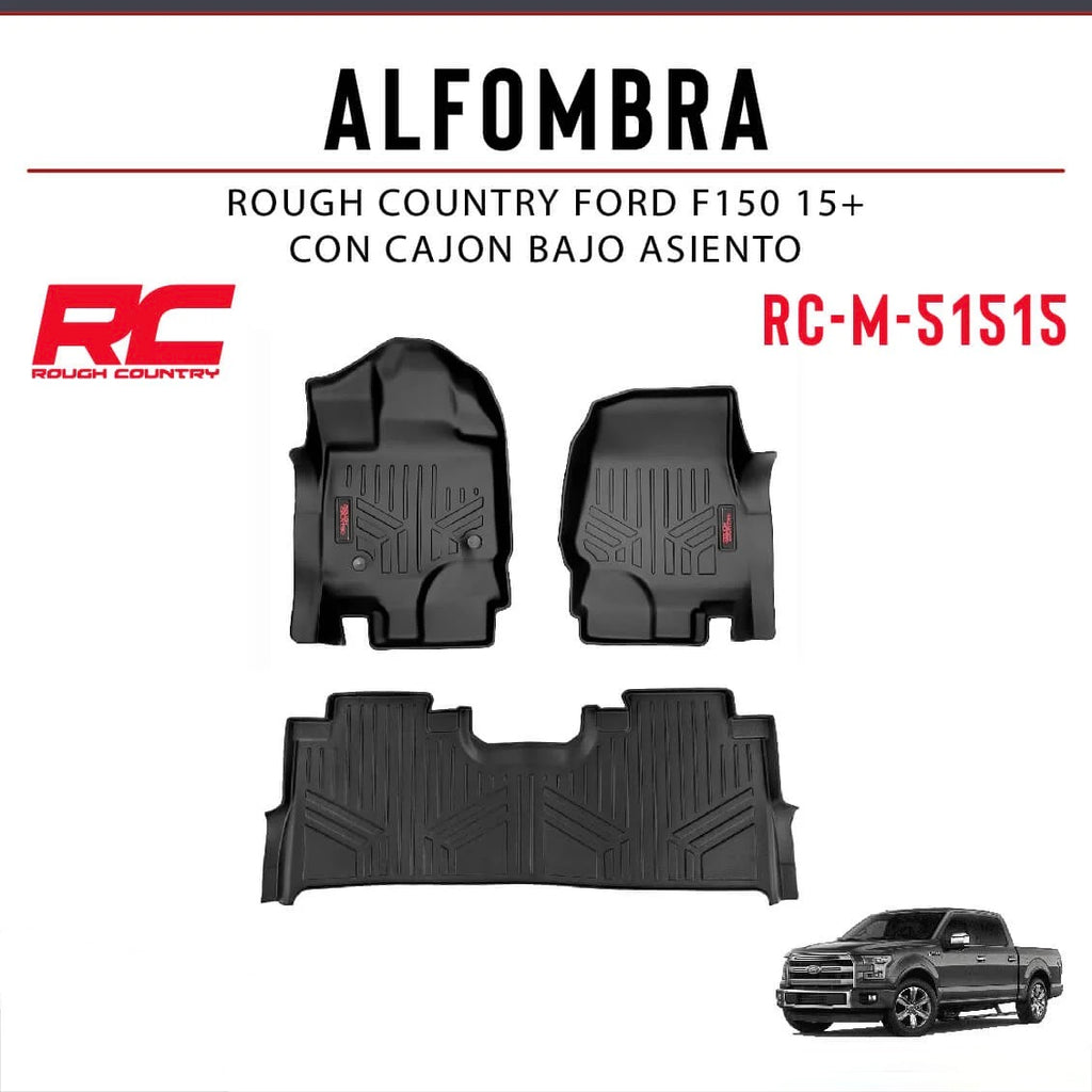 Alfombra Bandeja RC Ford F-150 2015+ con Cajón Bajo Asiento