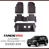 ALFOMBRA ISUZU MU-X / CHEVROLET TRAIL BLAZER  17-21 (4 PZS)
