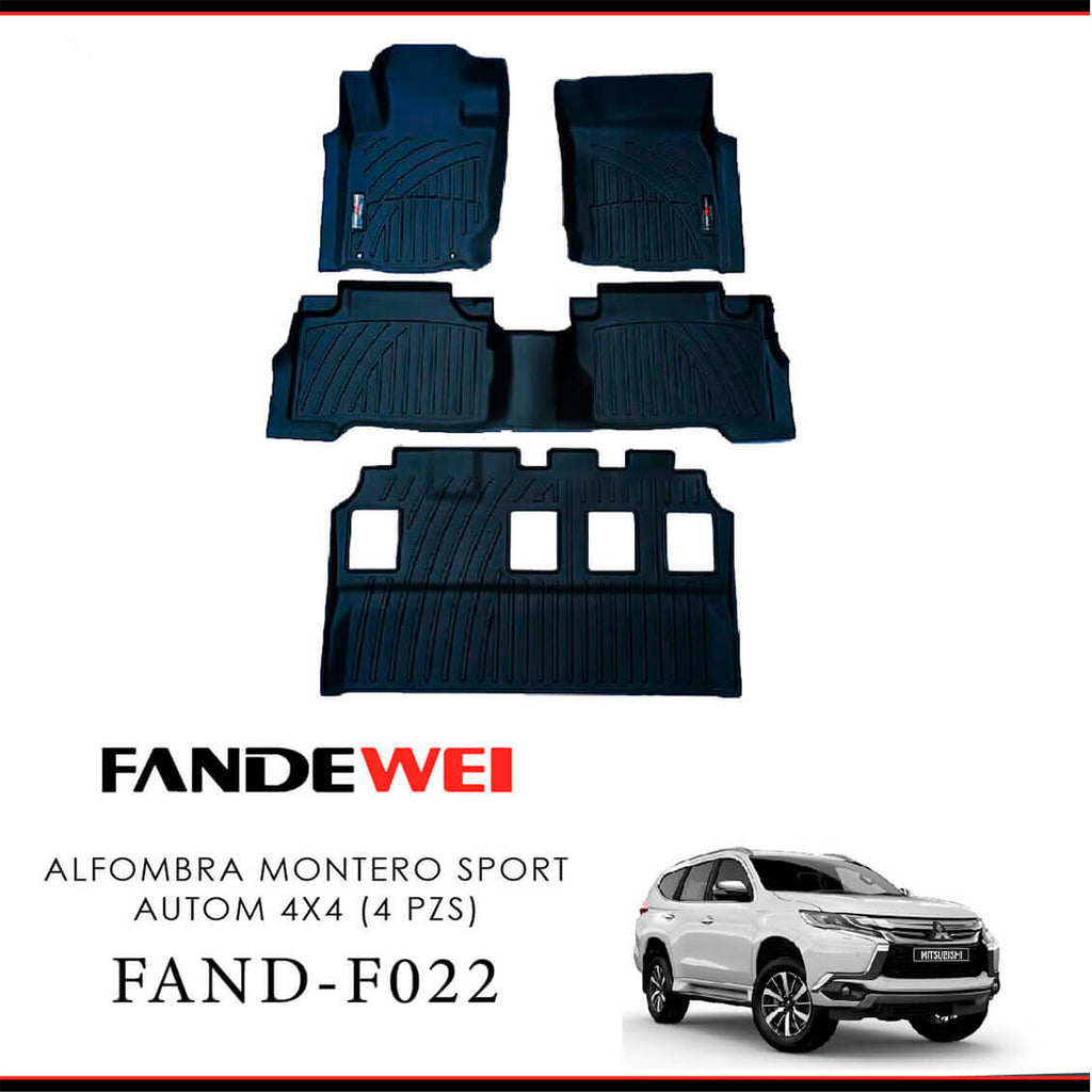 ALFOMBRA MITSUBISHI MONTERO SPORT AUTOM 4X4 (4 PZS) 16+