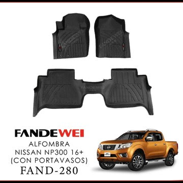 Alfombra Nissan Frontier NP300 2016+ Fandewei