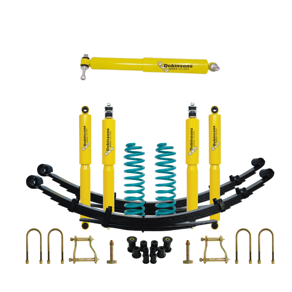 KIT DE SUSPENSIÓN COMPLETA DOBINSONS TOYOTA LAND CRUISER 78-79 1999+ 2" AMORTIGUADORES TWIN TUBE