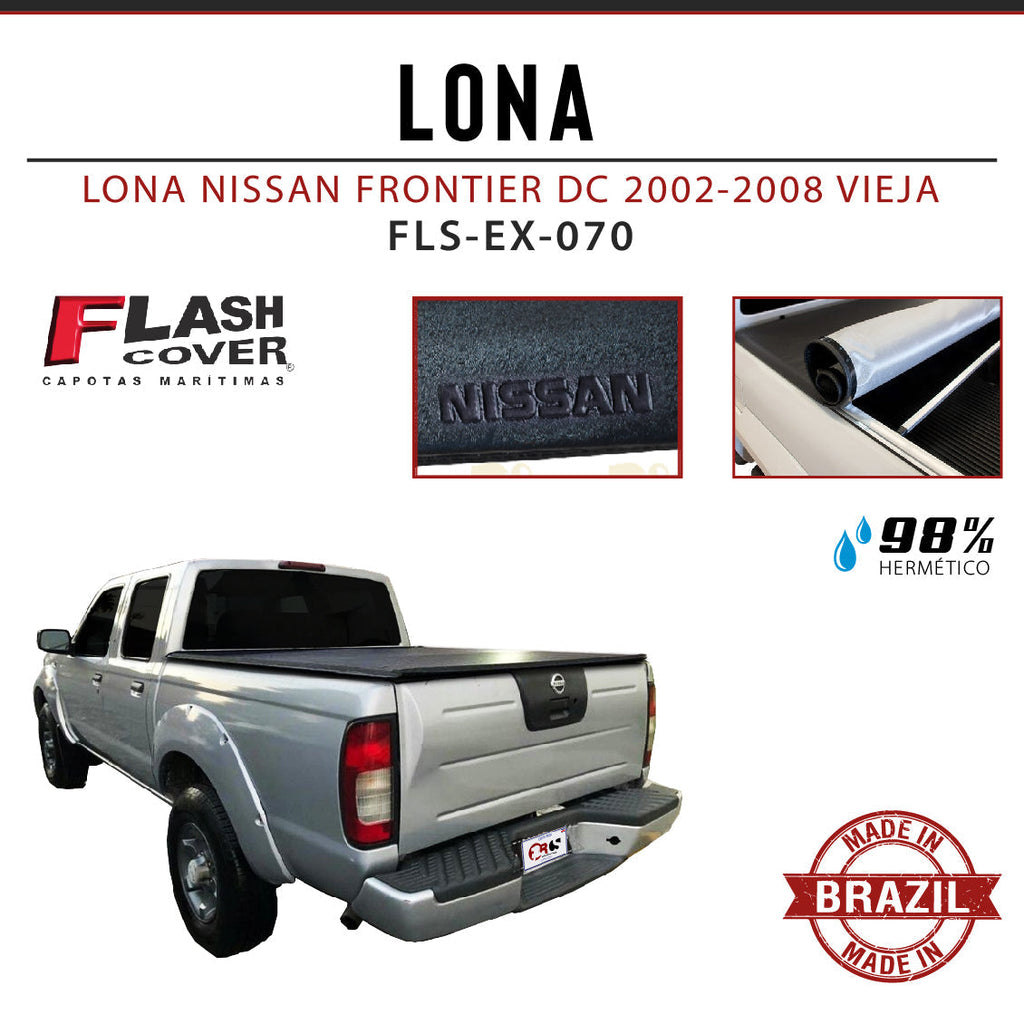 LONA NISSAN FRONTIER DC 2002-2008 VIEJA