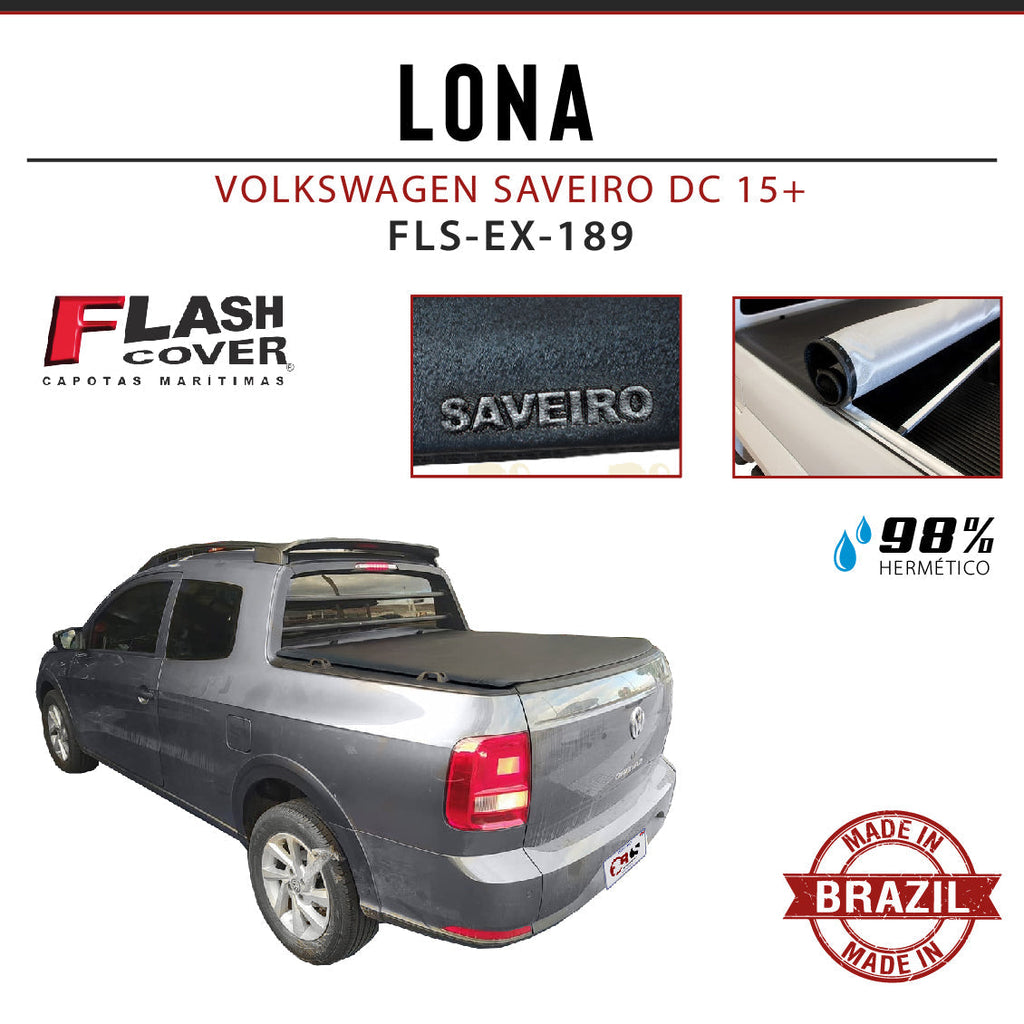 LONA VOLKSWAGEN SAVEIRO DC 15+