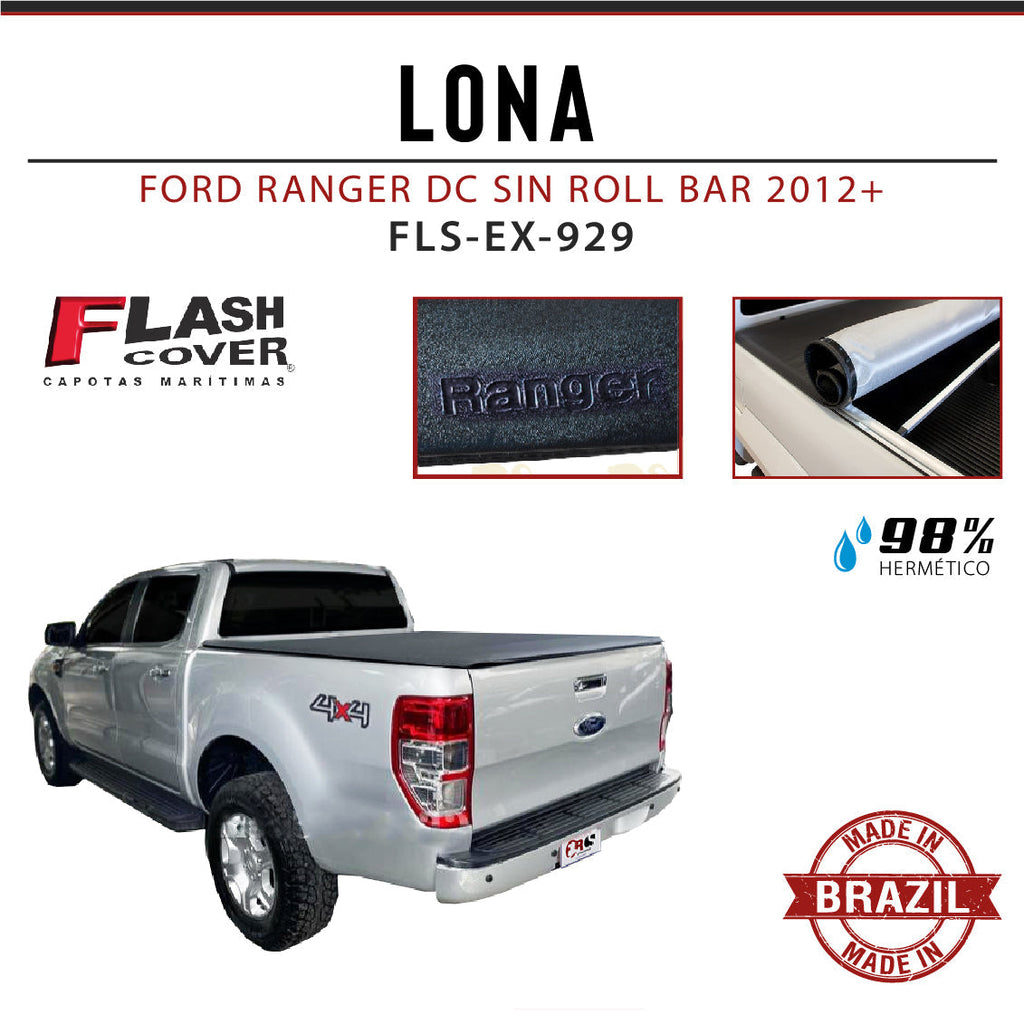 LONA FORD RANGER DC SIN ROLL BAR 12-23 / L200 24+