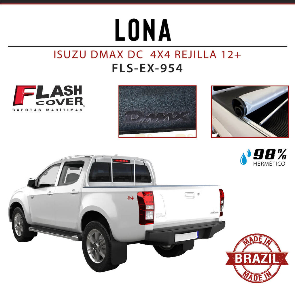 LONA ISUZU D-MAX DC  4X4 REJILLA 12+