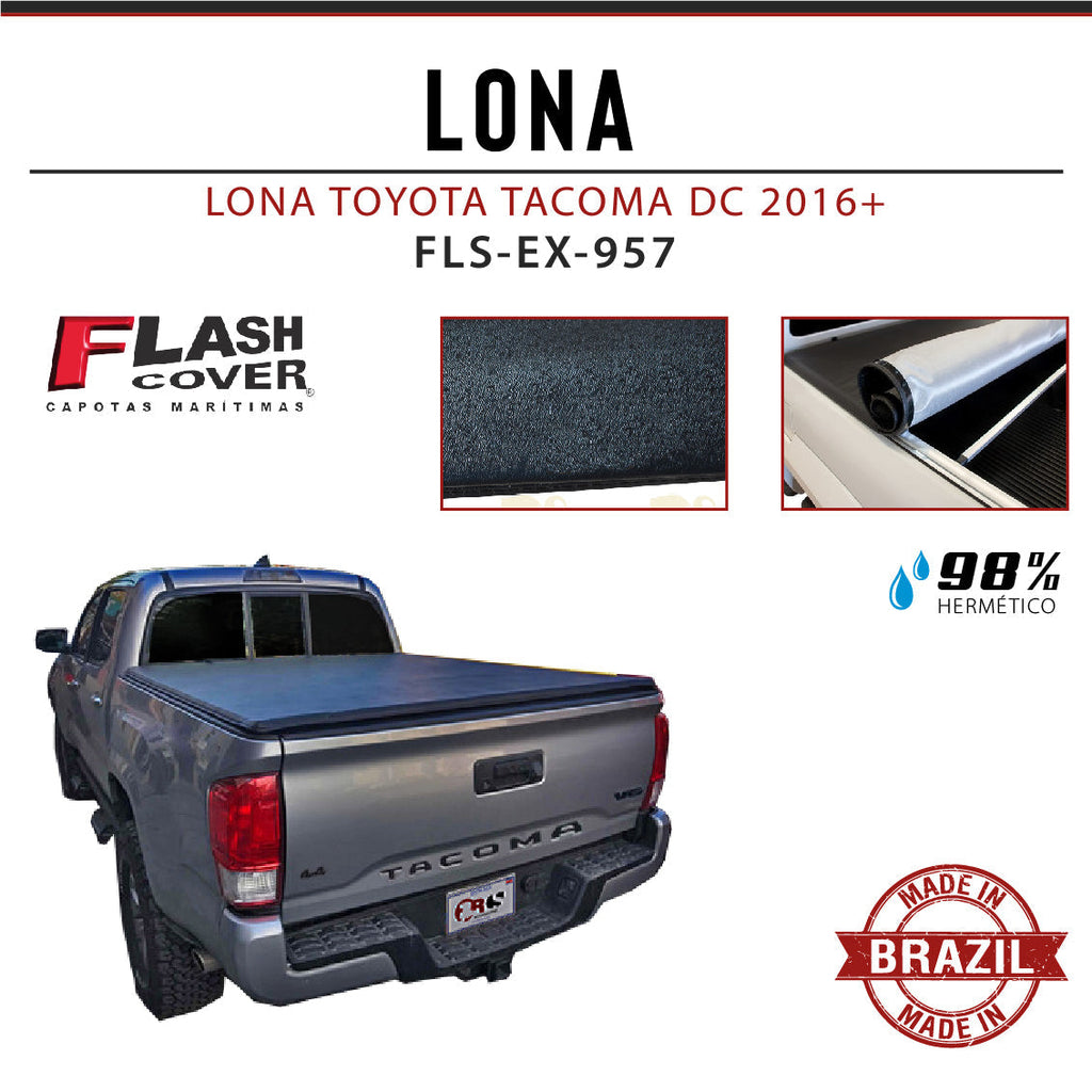 LONA TOYOTA TACOMA DC 2016+