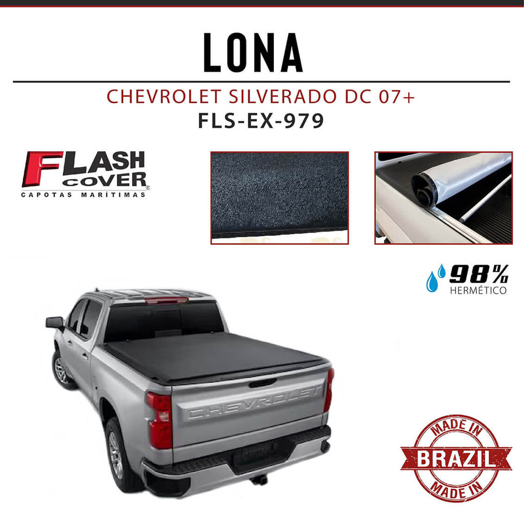 LONA CHEVROLET SILVERADO DC 07+