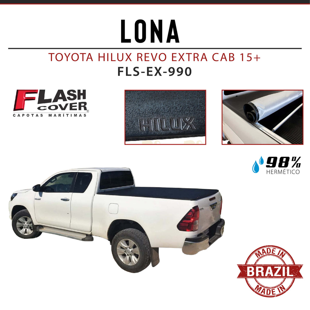 LONA TOYOTA HILUX REVO EXTRA CAB 15+