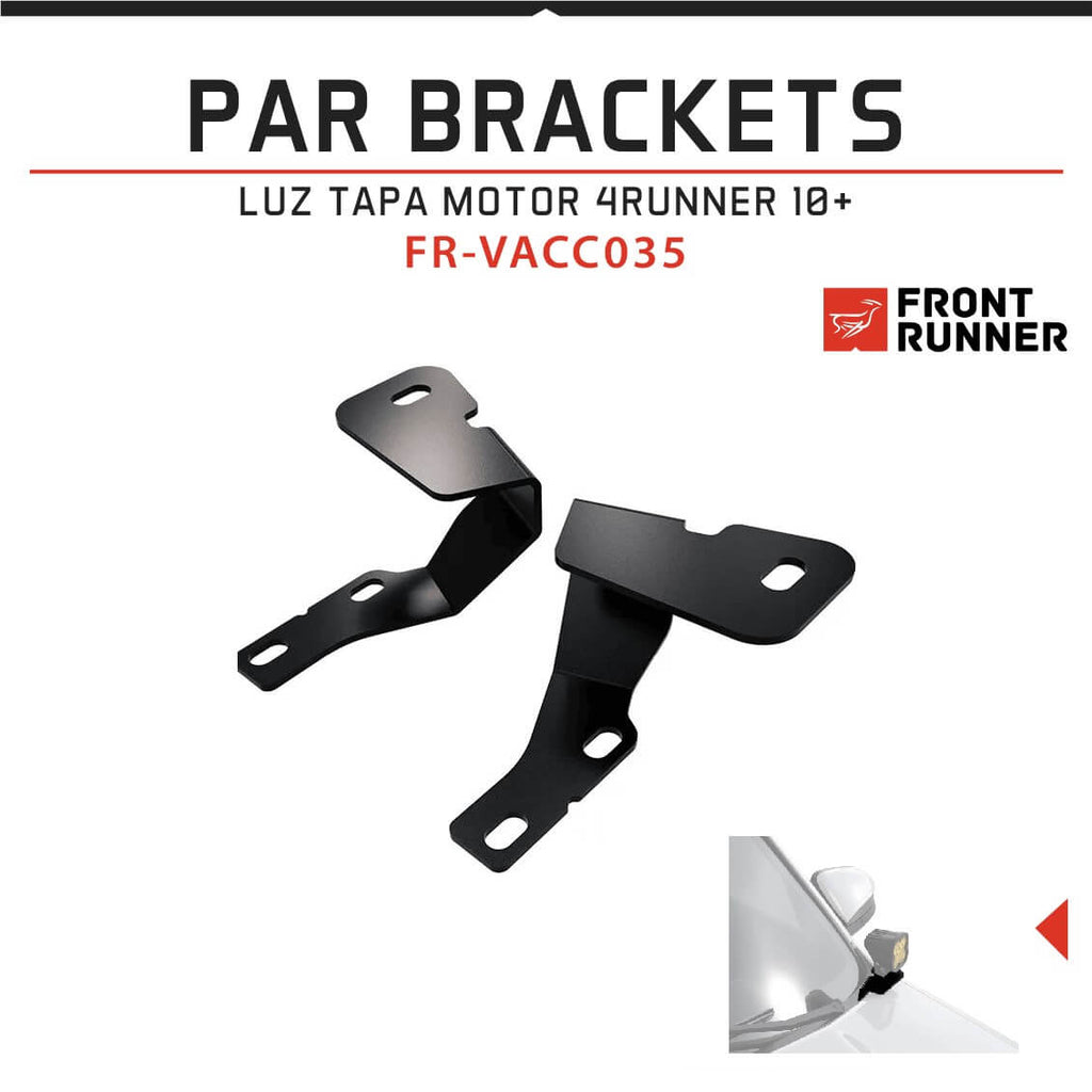 PAR BRACKETS LUZ TAPA MOTOR 4RUNNER 10+