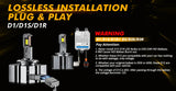 BOMBILLA LED AUXBEAM D1 D1S D1R 90W 15000LM REEMPLAZO HID