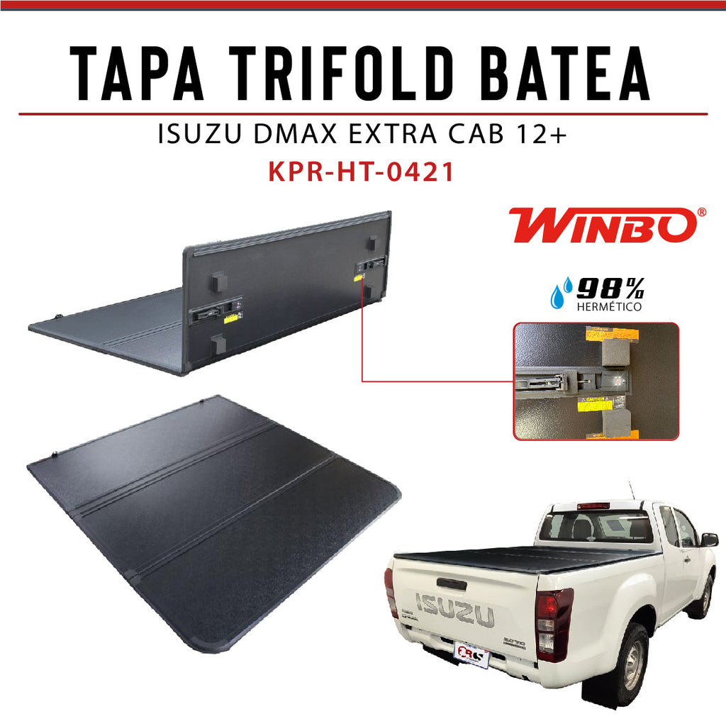 TAPA TRIFOLD BATEA ISUZU D-MAX EXTRA CAB 12+