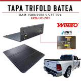 TAPA TRIFOLD BATEA FORD F-150 15+ RAM 1500/2500 5.5 FT 09+