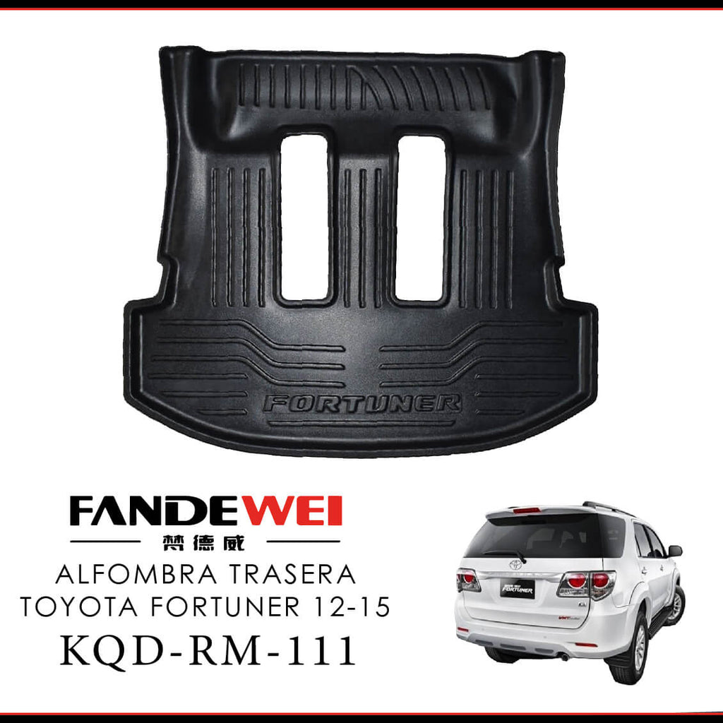 ALFOMBRA TRASERA TOYOTA FORTUNER 12-15