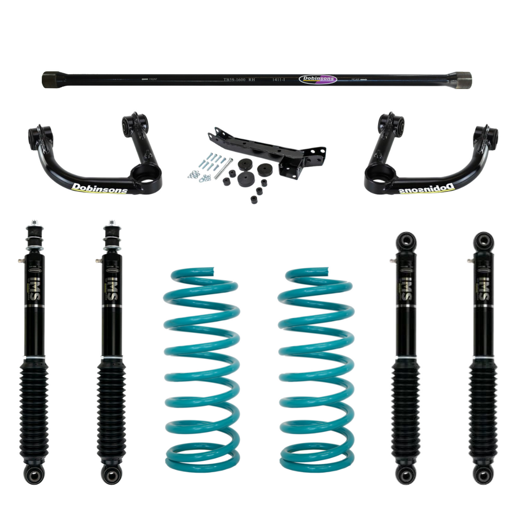 KIT DE SUSPENSIÓN DOBINSONS TOYOTA LAND CRUISER 100 1998-2007 3" AMORTIGUADORES IMS