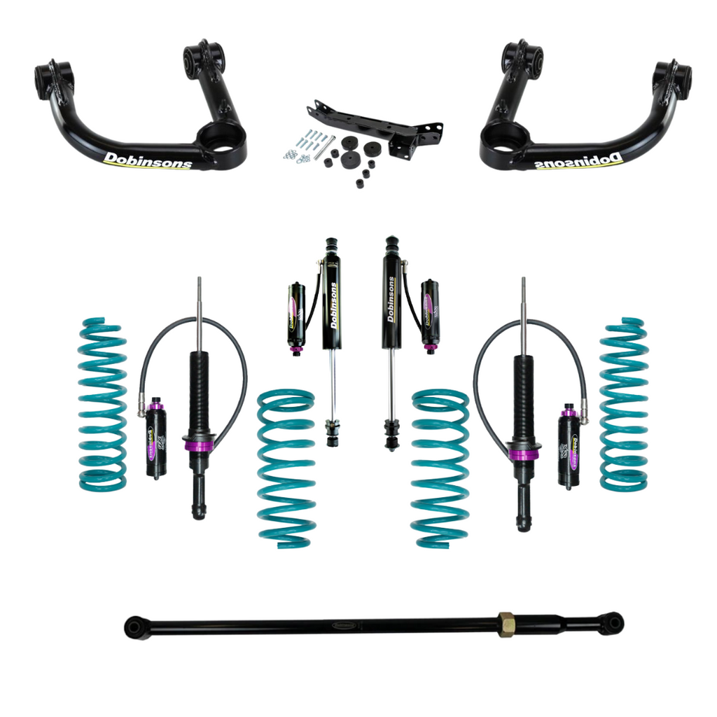 KIT DE SUSPENSIÓN DOBINSONS TOYOTA LAND CRUISER 200 2007+ 3" AMORTIGUADORES MRA