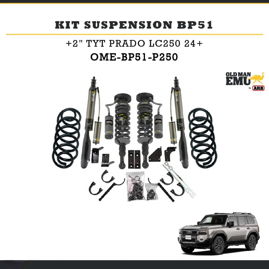 Kit Suspensión BP51 +2" Toyota Prado LC250 2024+ ARB