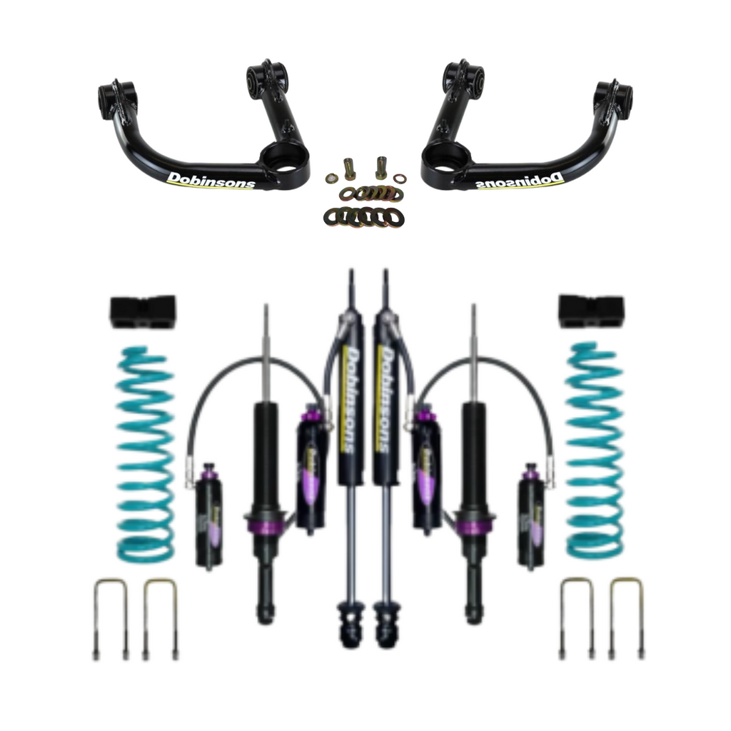 KIT DE SUSPENSIÓN QUICK RIDE DOBINSONS FORD RANGER 2011-2018 3" AMORTIGUADORES MRA