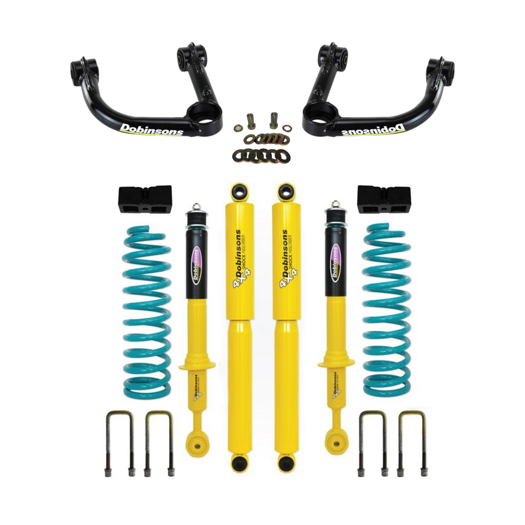 KIT DE SUSPENSIÓN QUICK RIDE DOBINSONS FORD RANGER 2018-2022 3" AMORTIGUADORES TWIN TUBE