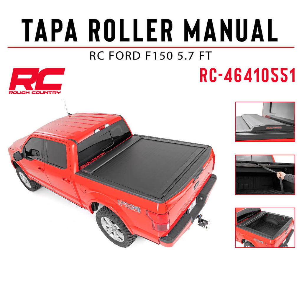 TAPA ROLLER MANUAL RC FORD F-150 5.7 FT