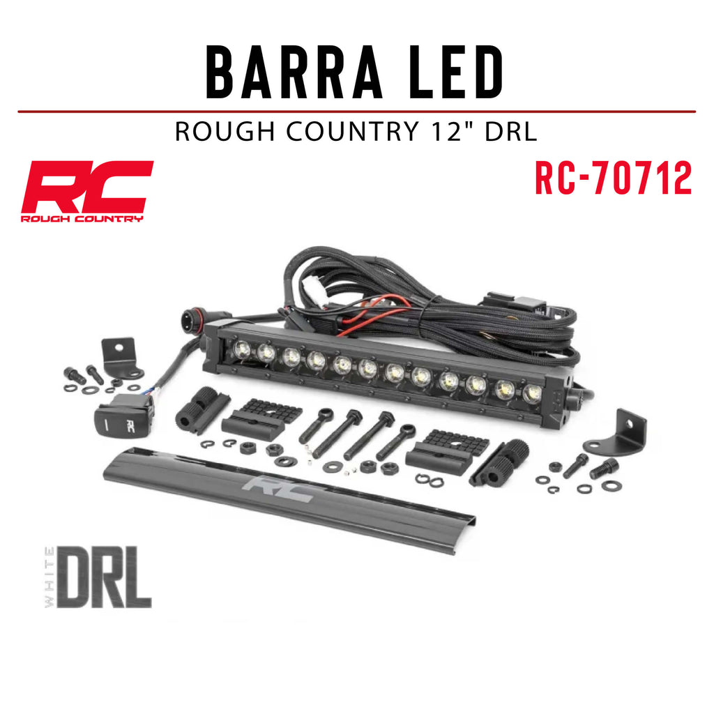 BARRA LED ROUGH COUNTRY 12" DRL