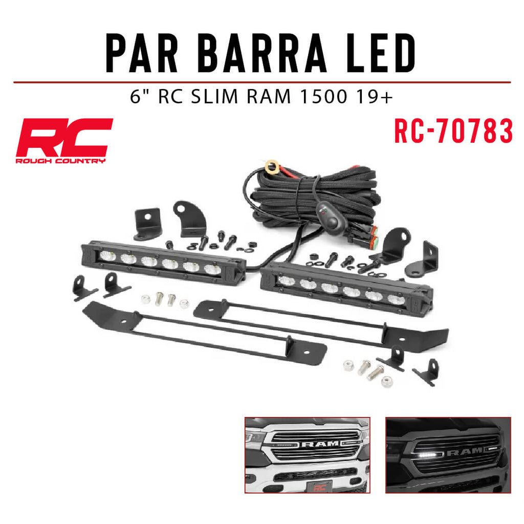 PAR BARRA LED 6" RC SLIM RAM 1500 19+