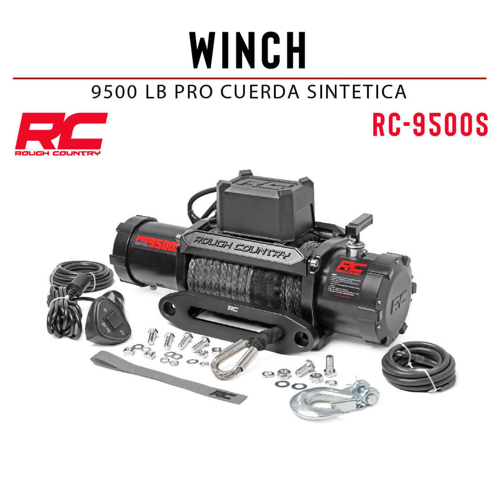 WINCH RC 9500 LB PRO CUERDA SINTETICA