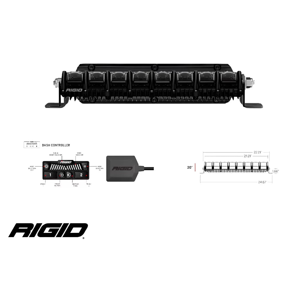Barra LED Rigid Adapt 20 Blanco GPS