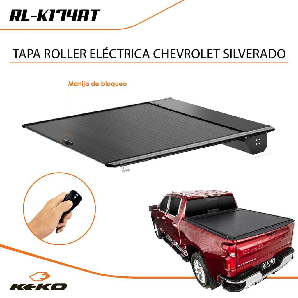 TAPA ROLLER ELECTRICA KEKO CHEVROLET SILVERADO