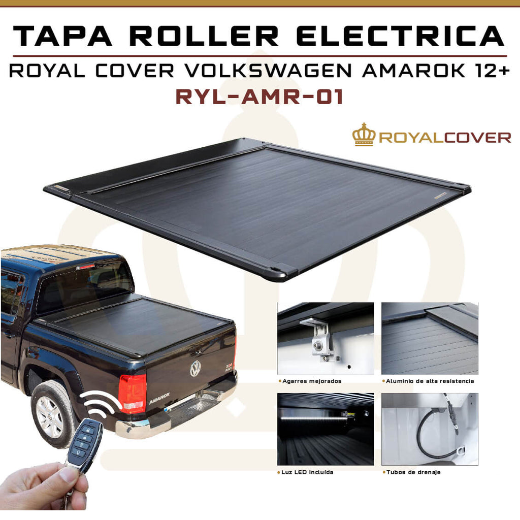 TAPA ROLLER ELECTRICA ROYAL C AMAROK 12+