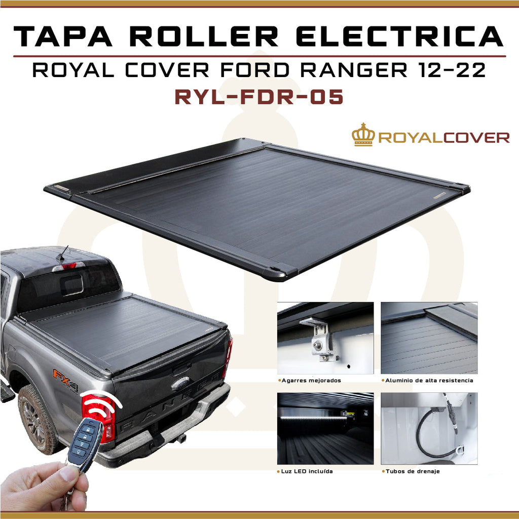 TAPA ROLLER ELECTRICA ROYAL C FORD RANGER 16-22